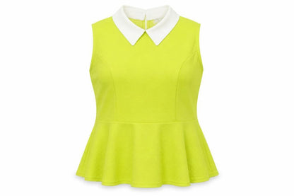 Womens UK Size 12 cameo rose Yellow Basic Tank