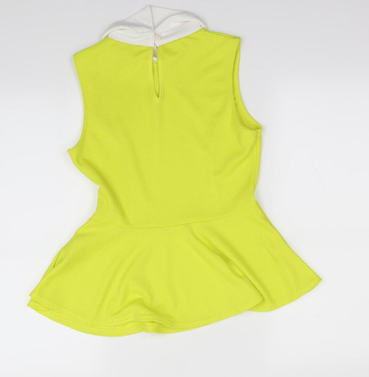 cameo rose Womens Yellow   Basic Tank Size 12