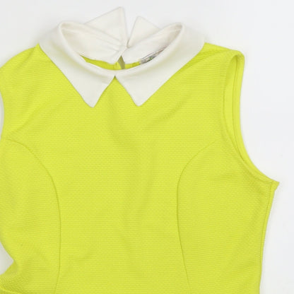 cameo rose Womens Yellow   Basic Tank Size 12