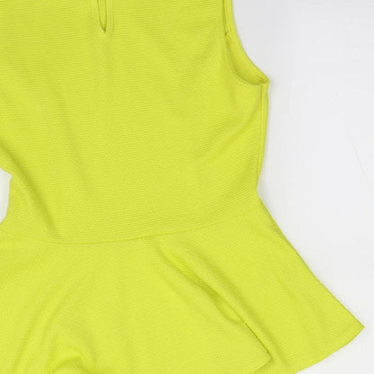 cameo rose Womens Yellow   Basic Tank Size 12