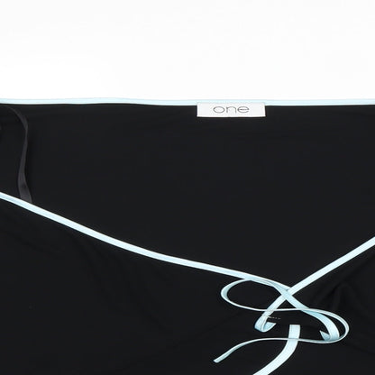 one Womens Black   Kimono Coatigan Size 20