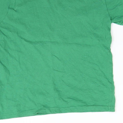 Primark Boys Green   Basic T-Shirt Size 7-8 Years
