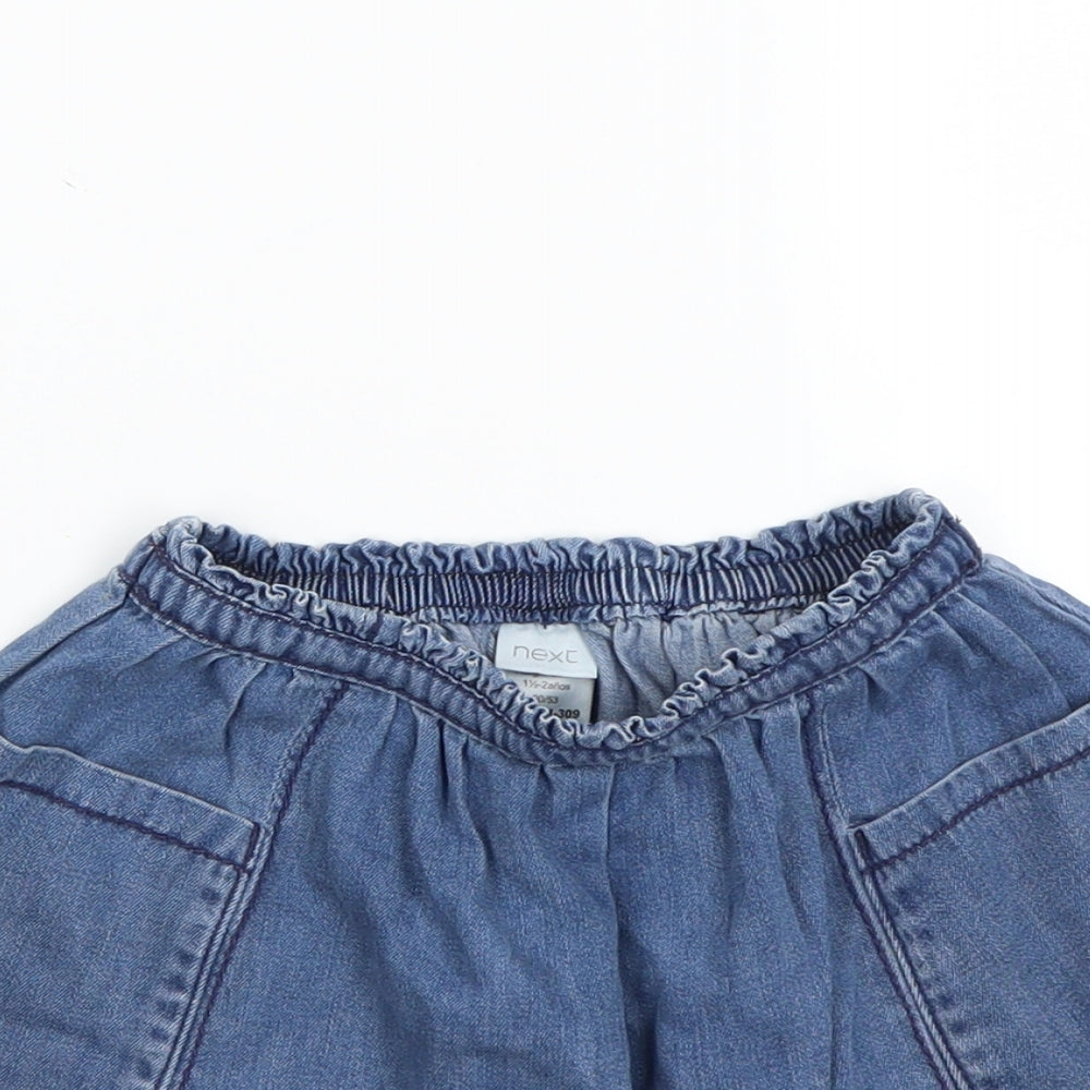 Next  Girls Blue   Mini Skirt Size 18 Months