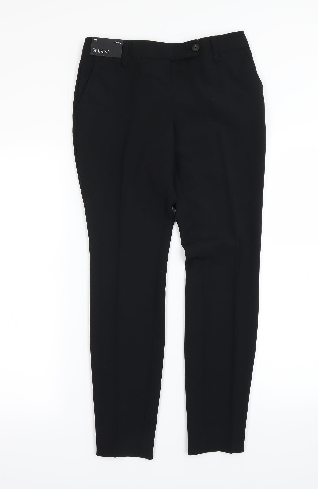 Womens UK Size 6 Next Regular Fit Dress Pants Black Trousers