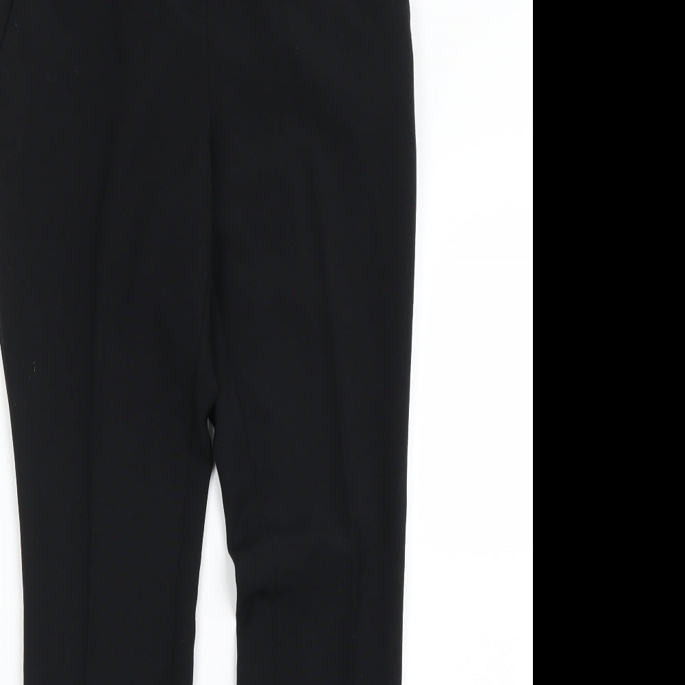Womens UK Size 6 Next Regular Fit Dress Pants Black Trousers