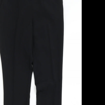 Womens UK Size 6 Next Regular Fit Dress Pants Black Trousers