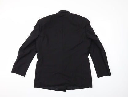 Mens UK Size 40 Preworn Regular Black Suit Jacket