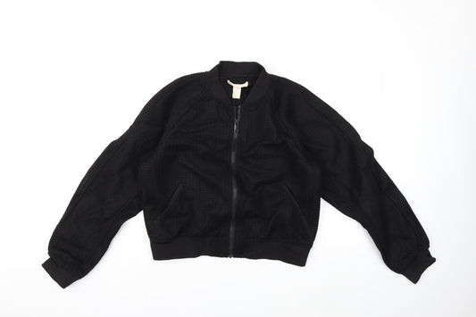 Womens UK Size 10 H&M Beige Bomber Jacket
