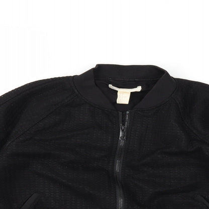Womens UK Size 10 H&M Beige Bomber Jacket