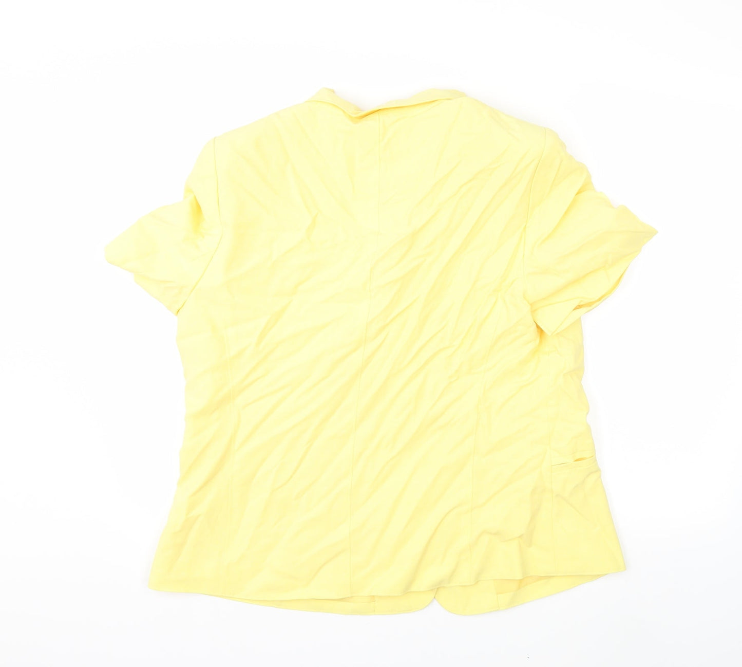 Autonomy Womens Yellow   Jacket Blazer Size 18