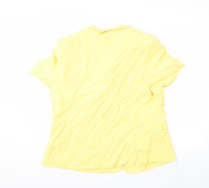 Autonomy Womens Yellow   Jacket Blazer Size 18