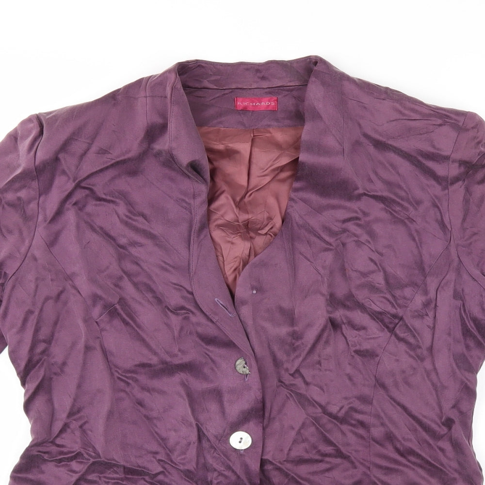 Womens UK Size 14 Richards Purple Jacket