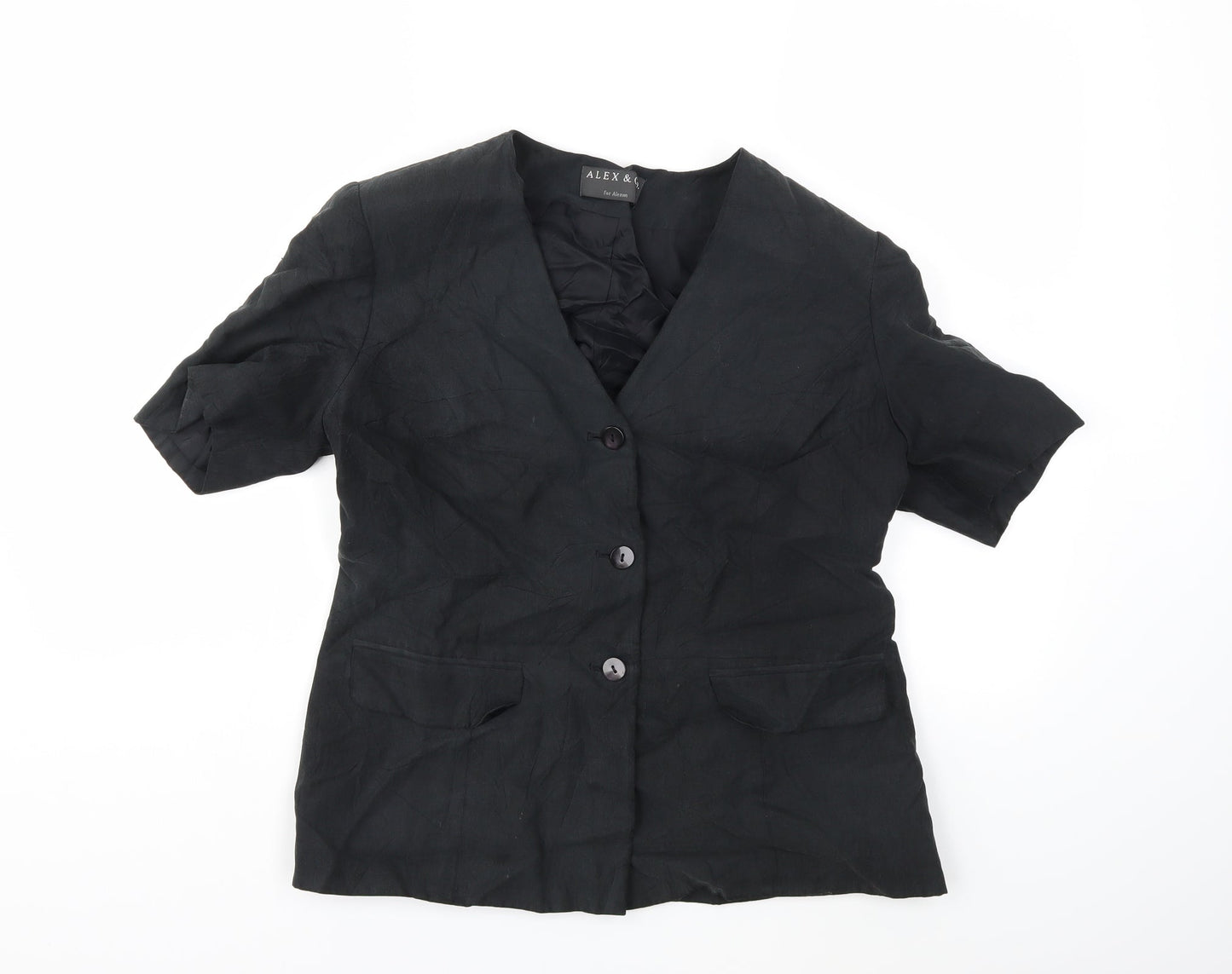 Alex & Co Womens Black   Jacket Blazer Size 12