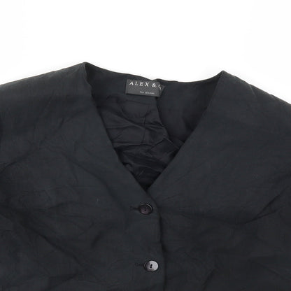 Alex & Co Womens Black   Jacket Blazer Size 12