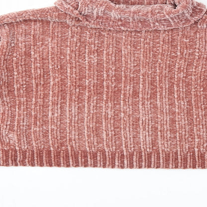 New Look Womens Pink  Knit Pullover Jumper Size S