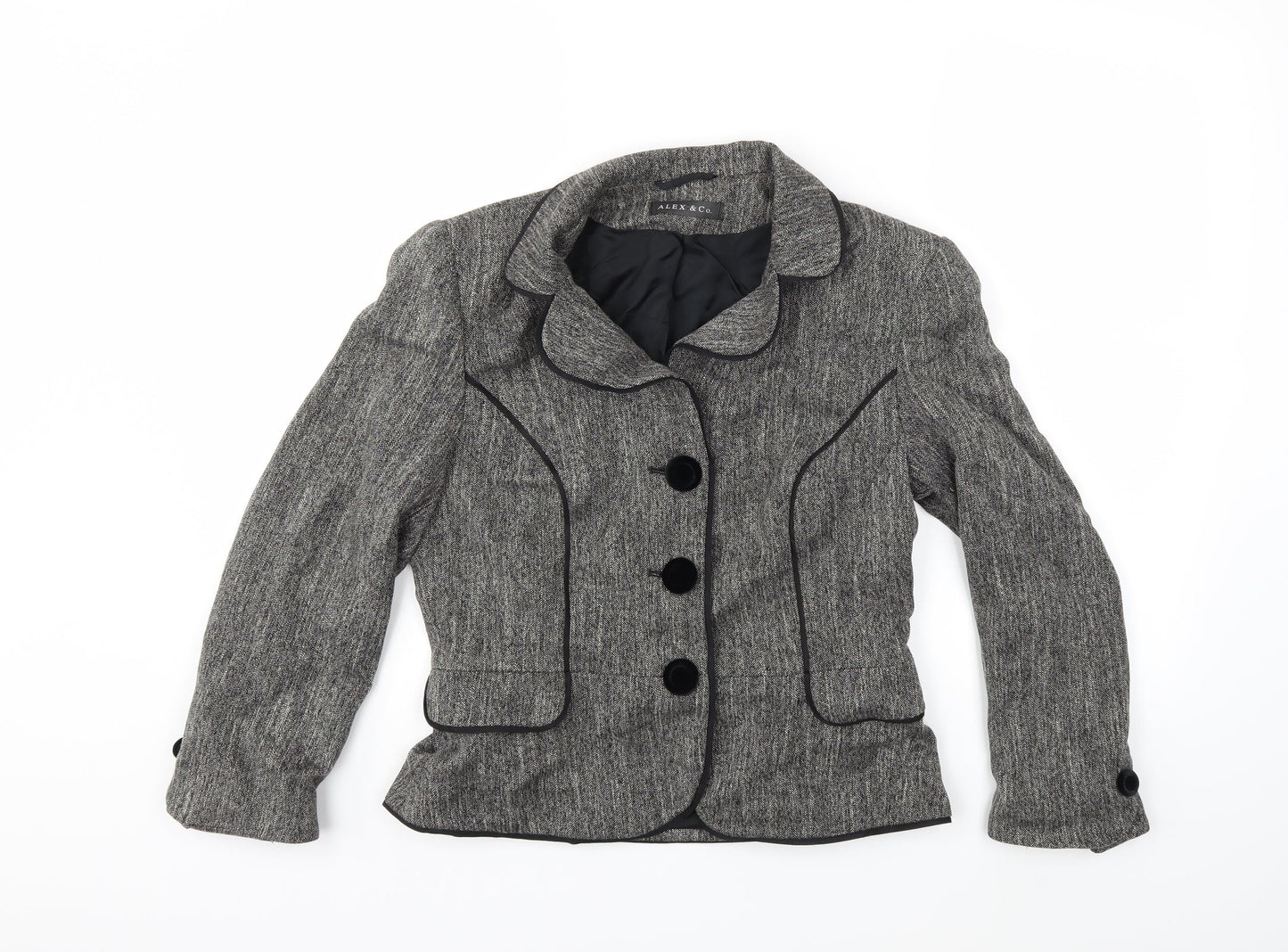 Alex & Co Womens Grey   Jacket  Size 10