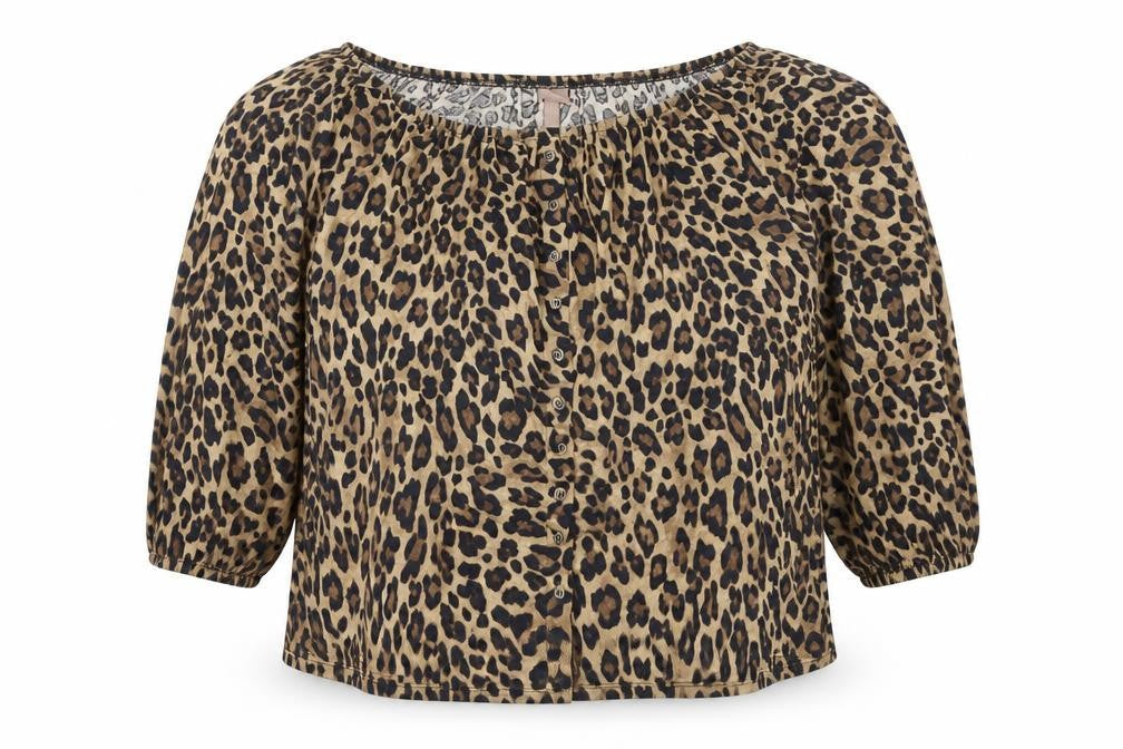 Womens UK Size 2XL H&M Brown Basic Blouse