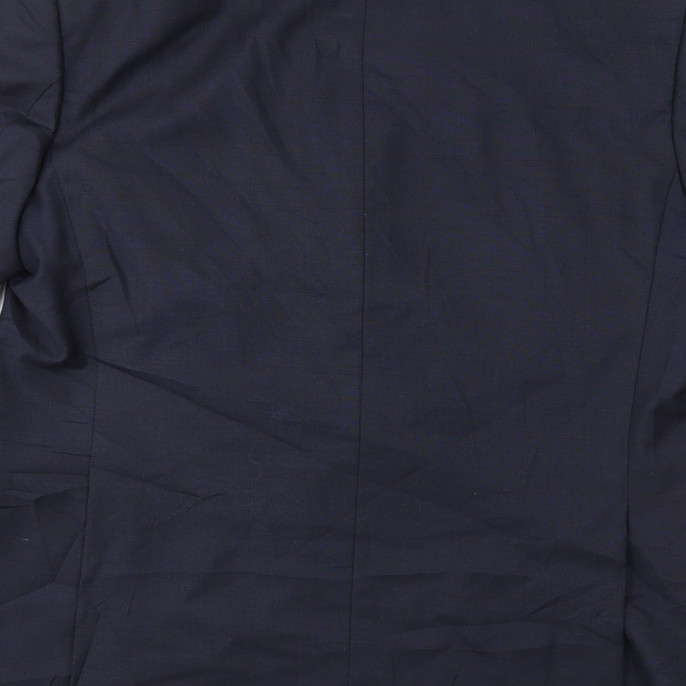 Mens UK Size 42 Marks and Spencer Regular Blue Suit Jacket