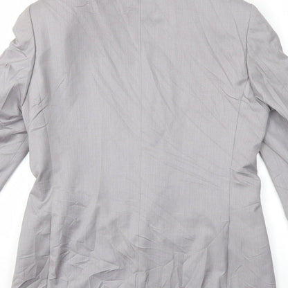 Mens UK Size 38 Preworn Regular Grey Suit Jacket