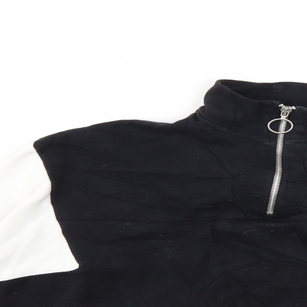 Womens UK Size XS Pull&Bear Blue Pullover Sweatshirt