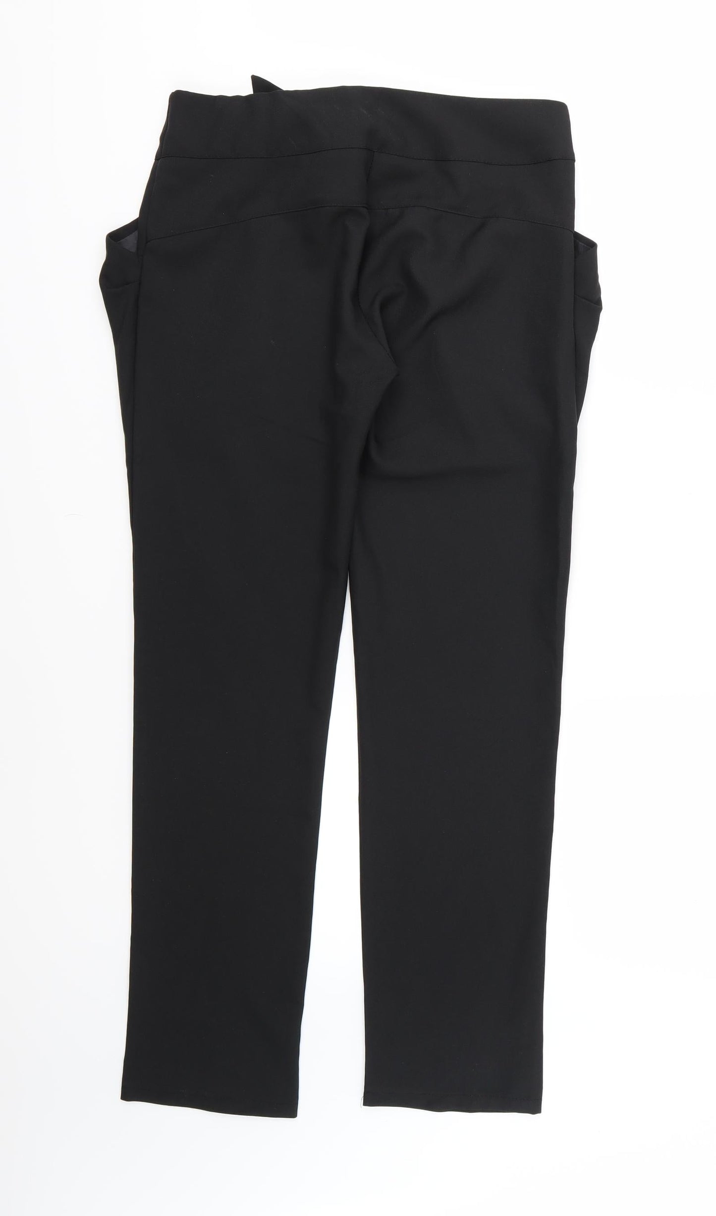 Womens UK Size 31 in Preworn Regular Fit  Black Trousers