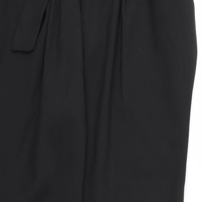 Womens UK Size 31 in Preworn Regular Fit  Black Trousers