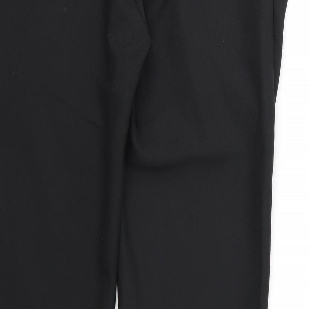 Womens UK Size 31 in Preworn Regular Fit  Black Trousers