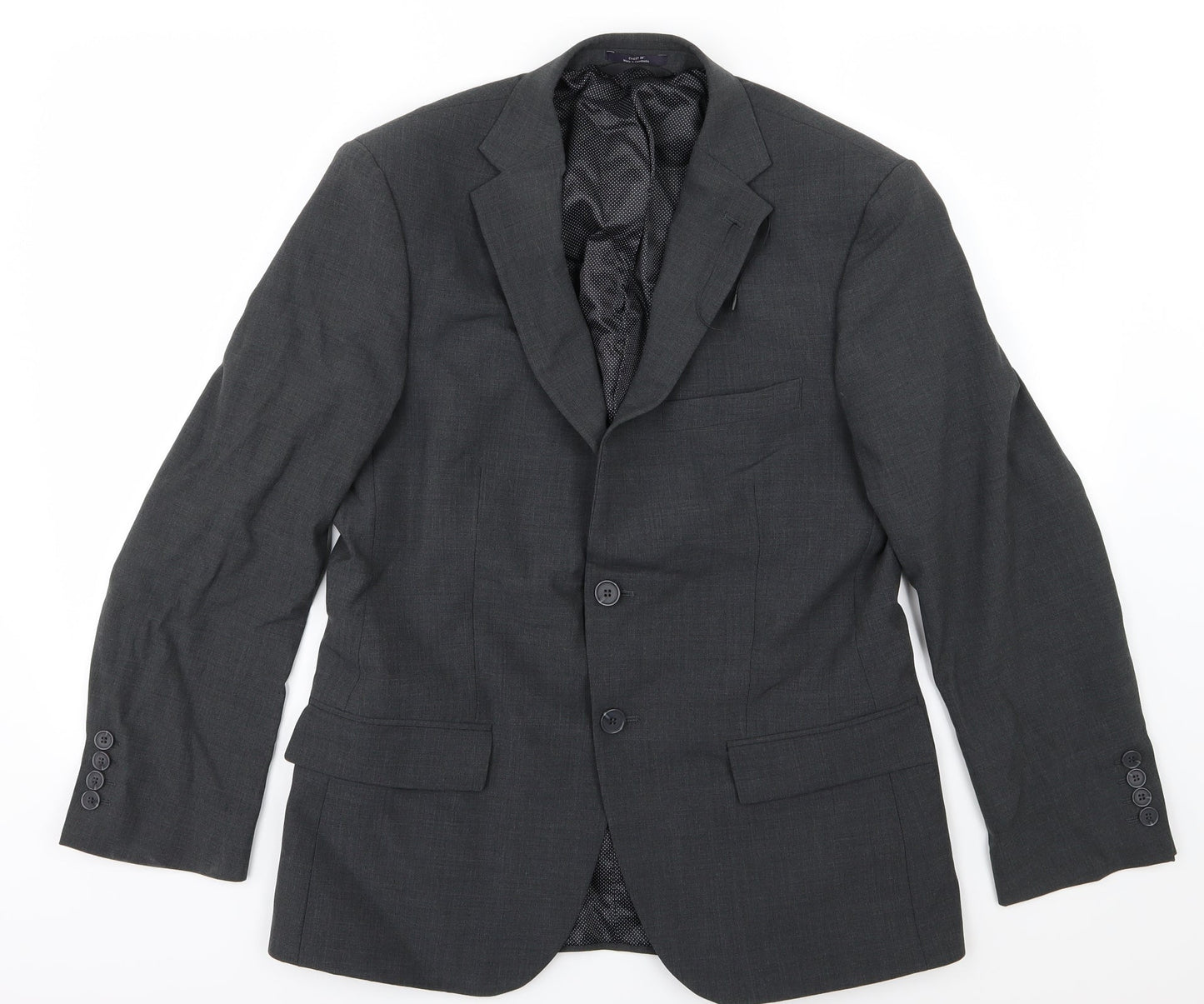 Mens UK Size 38 Marks and Spencer Regular Grey Suit Jacket
