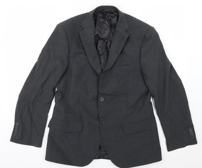 Mens UK Size 38 Marks and Spencer Regular Grey Suit Jacket