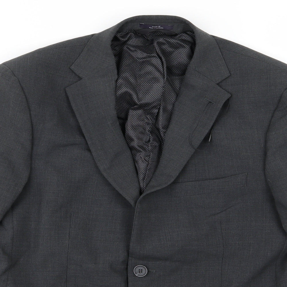 Mens UK Size 38 Marks and Spencer Regular Grey Suit Jacket