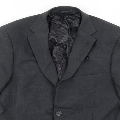 Mens UK Size 38 Marks and Spencer Regular Grey Suit Jacket