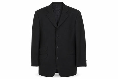 Marks & Spencer Mens Black Striped  Jacket Suit Jacket Size 40
