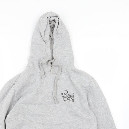 Rough Child Mens Grey  Jersey Pullover Hoodie Size M