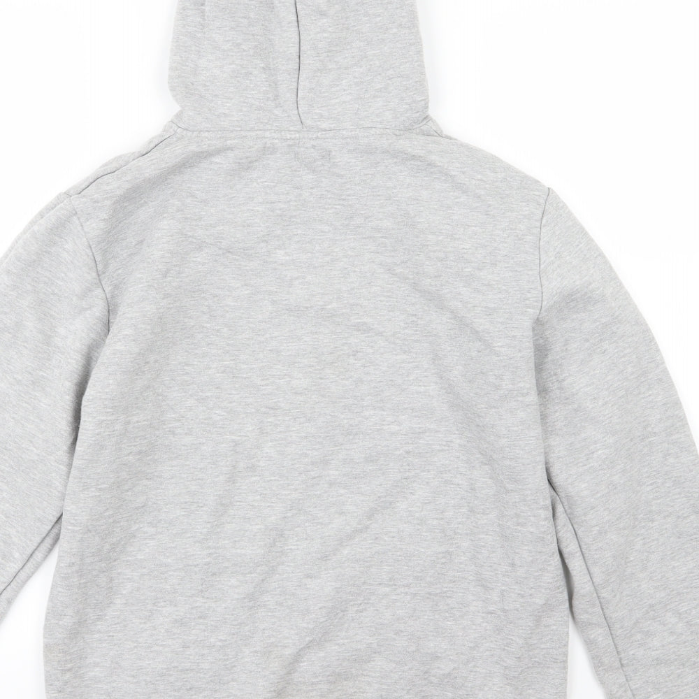Rough Child Mens Grey  Jersey Pullover Hoodie Size M