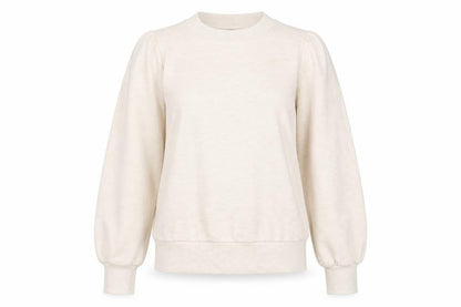 Dorothy Perkins Womens Beige  Jersey Pullover Sweatshirt Size 8