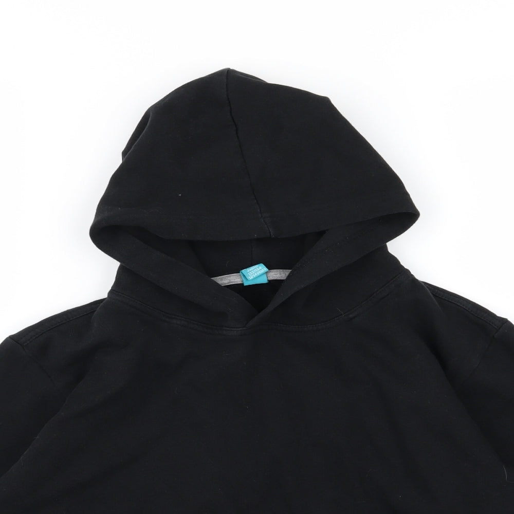 Spreadshirt Boys Black  Jersey Pullover Hoodie Size 12-13 Years  - Sunday League