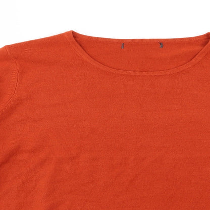 Preworn Mens Brown  Knit Pullover Jumper Size M