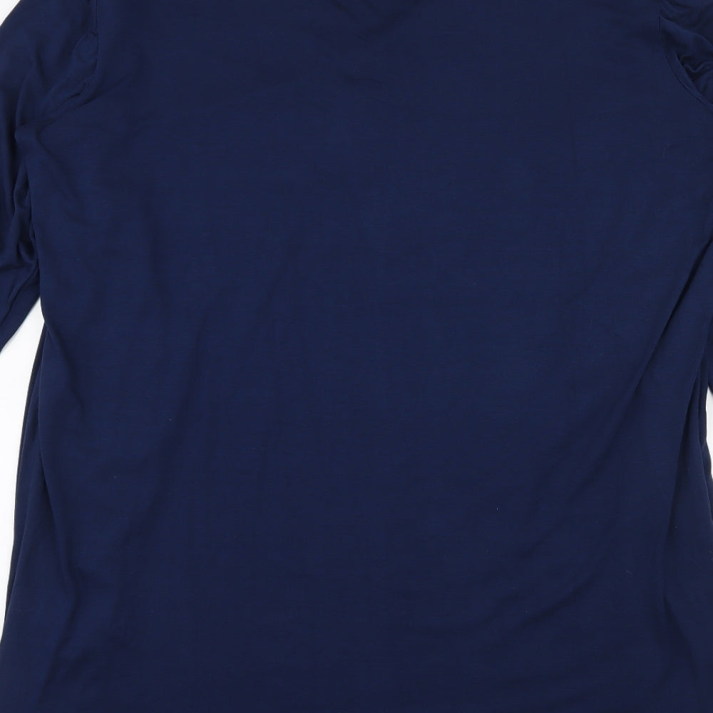 Gabrielle Vicenza Womens Blue  Jersey A-Line  Size 16  - Layered