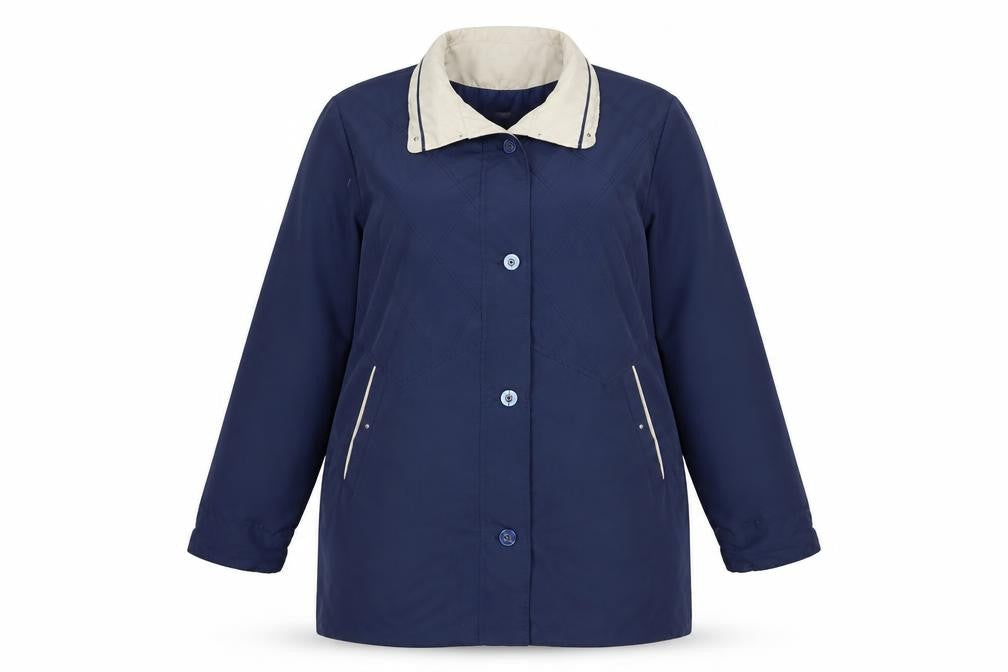 Womens UK Size 16 Gabrielle Vicenza Blue Overcoat