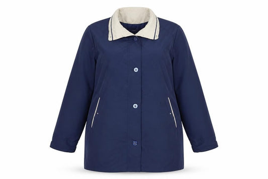 Womens UK Size 16 Gabrielle Vicenza Blue Overcoat
