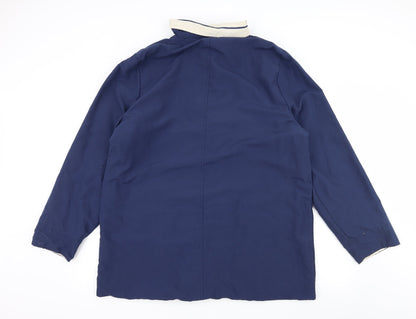 Womens UK Size 16 Gabrielle Vicenza Blue Overcoat