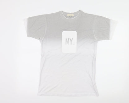 Womens UK Size XS River Island White Basic T-Shirt