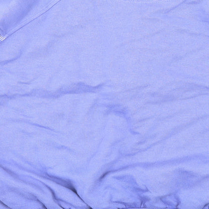HONEY Womens Purple  Jersey Pullover Sweatshirt One Size