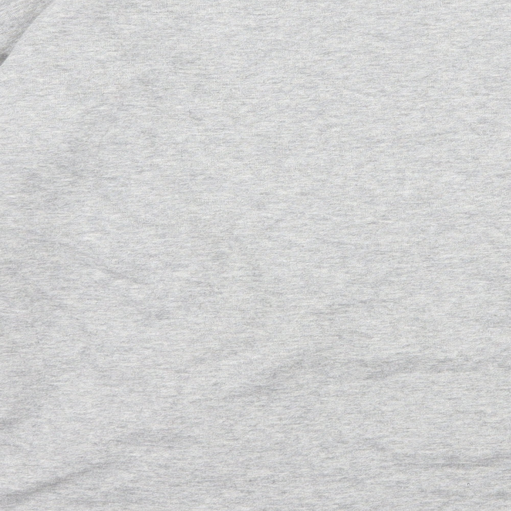 Timing Womens Grey  Jersey Pullover Sweatshirt Size S  - Lace up detail