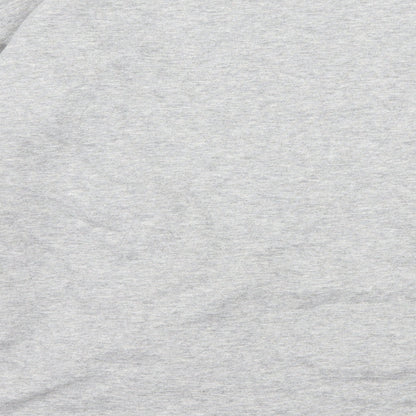 Timing Womens Grey  Jersey Pullover Sweatshirt Size S  - Lace up detail