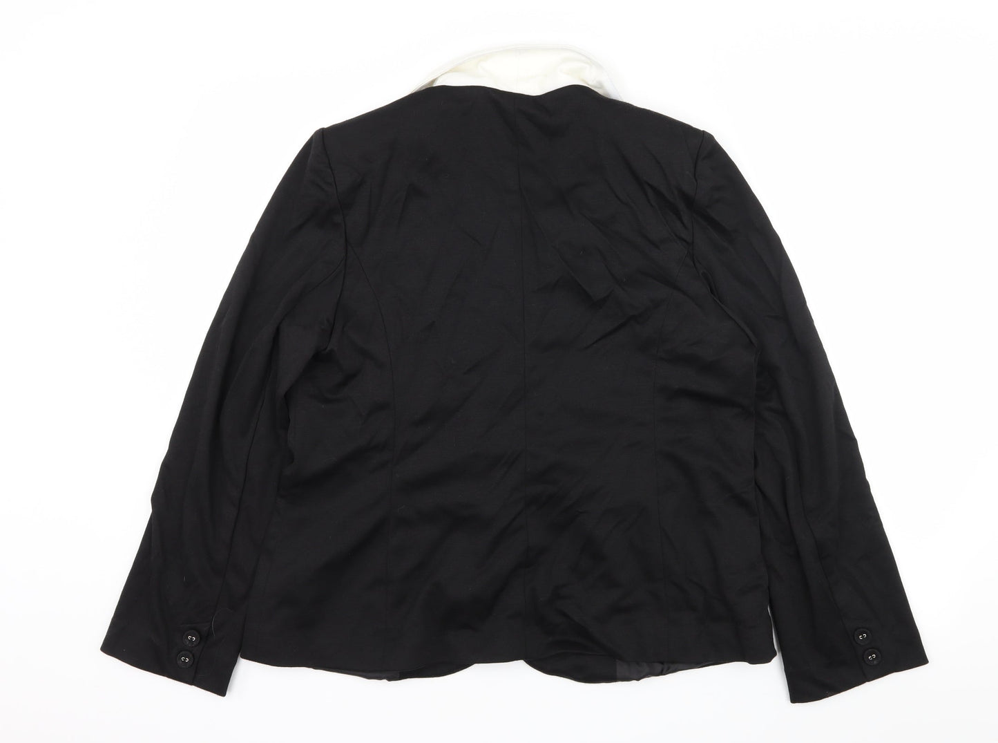 Womens UK Size 18 Peacocks Black Jacket