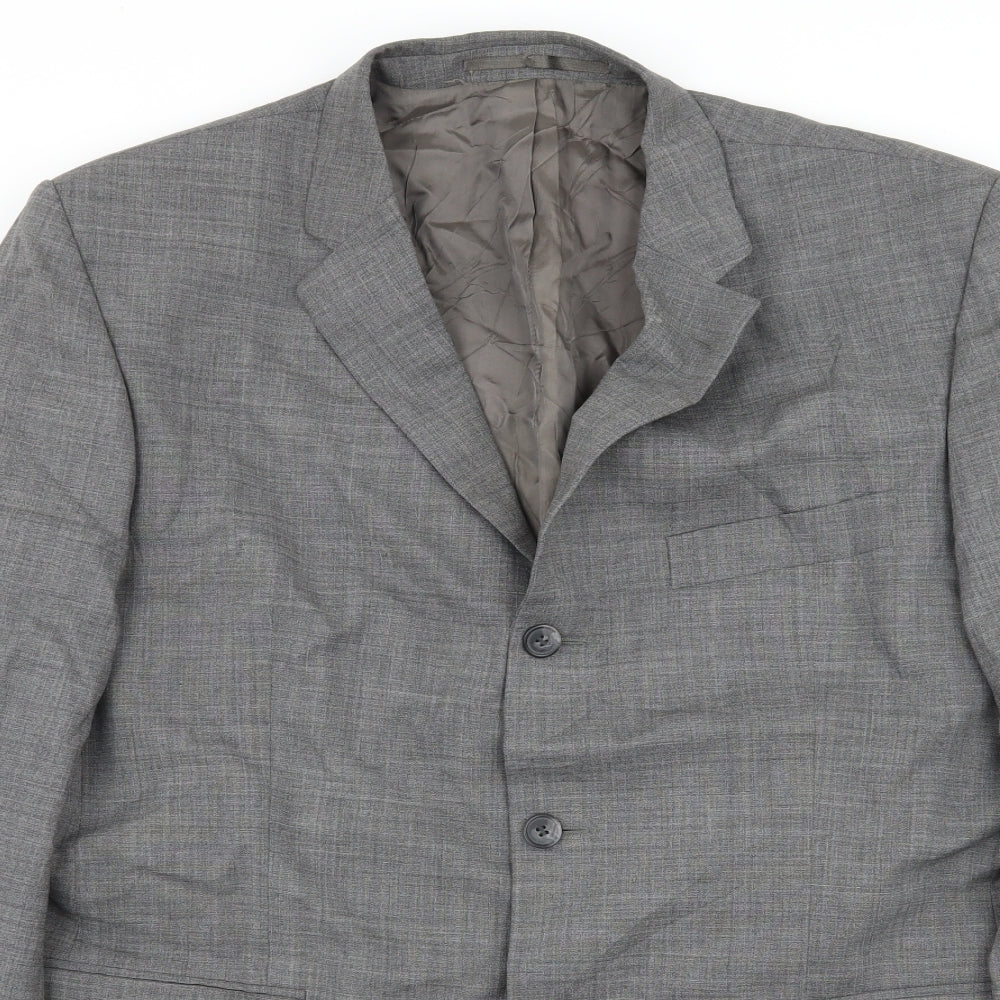 Mens UK Size XL Principles Regular Grey Suit Jacket