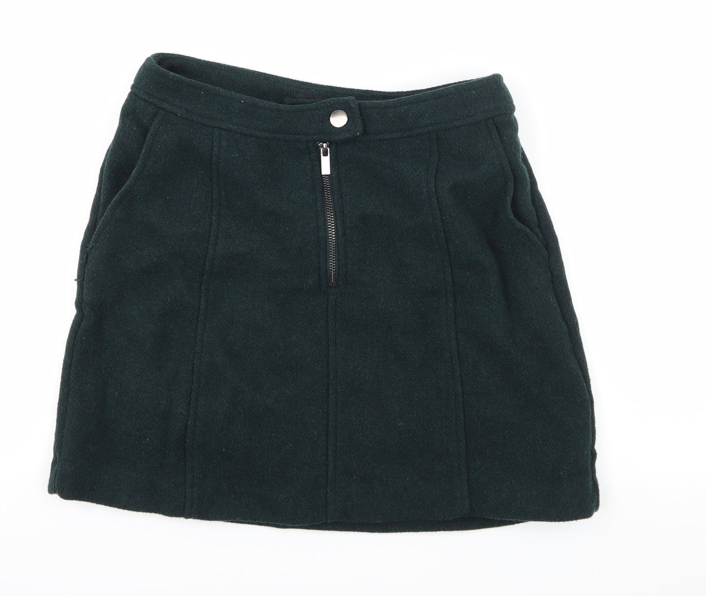 New Look Womens Green   A-Line Skirt Size 10