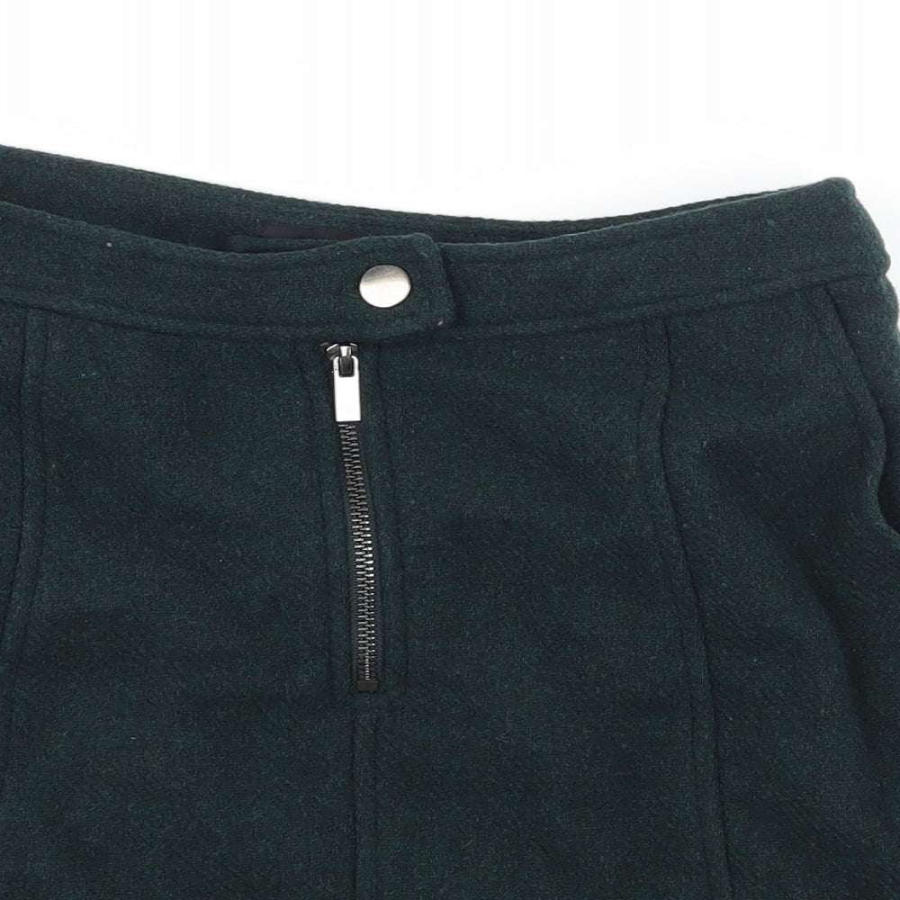 New Look Womens Green   A-Line Skirt Size 10