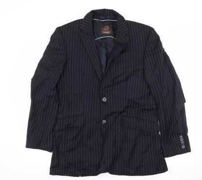 Mens UK Size M Duffer Regular Blue Suit Jacket